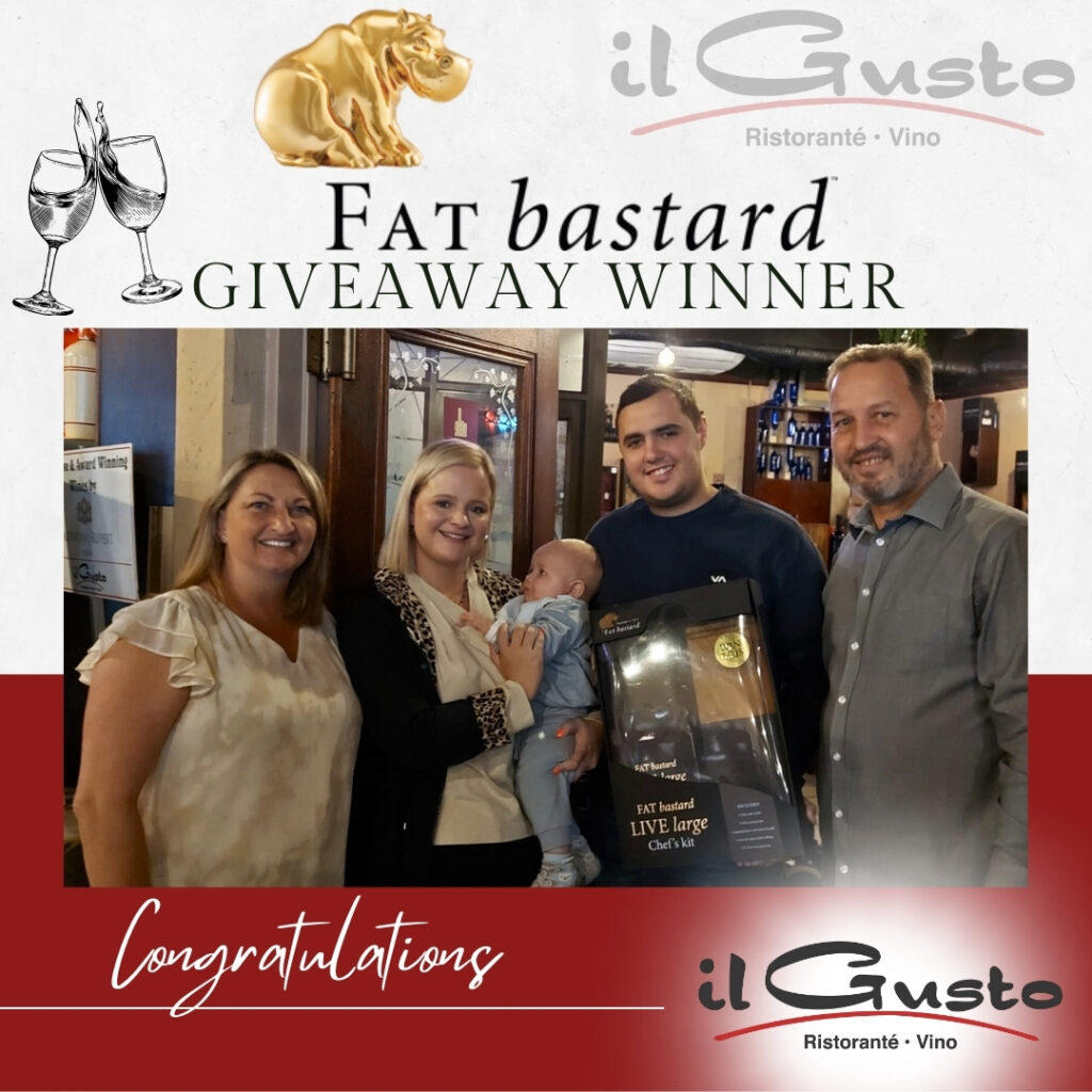 Fat Bastard Chef's Kit giveaway winners